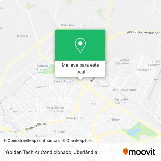 Golden Tech Ar Condicionado mapa