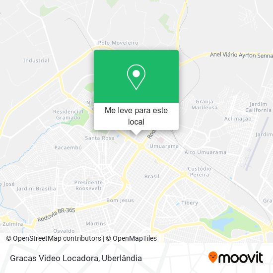 Gracas Video Locadora mapa