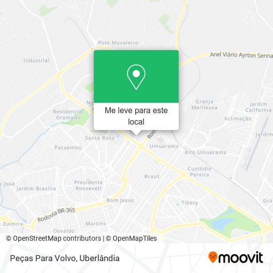 Peças Para Volvo mapa