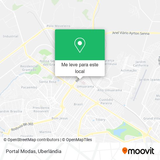 Portal Modas mapa