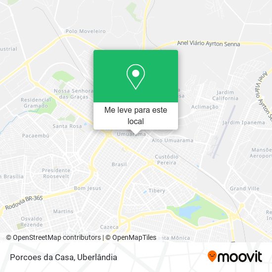 Porcoes da Casa mapa