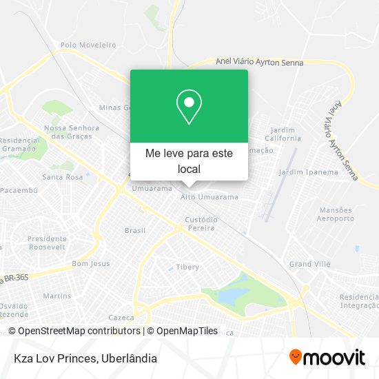 Kza Lov Princes mapa
