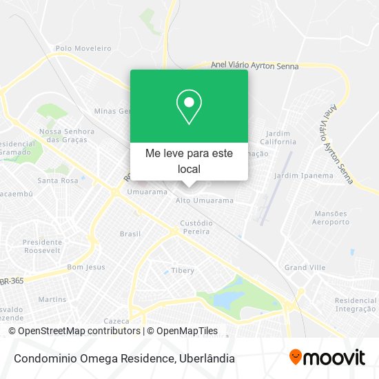 Condominio Omega Residence mapa