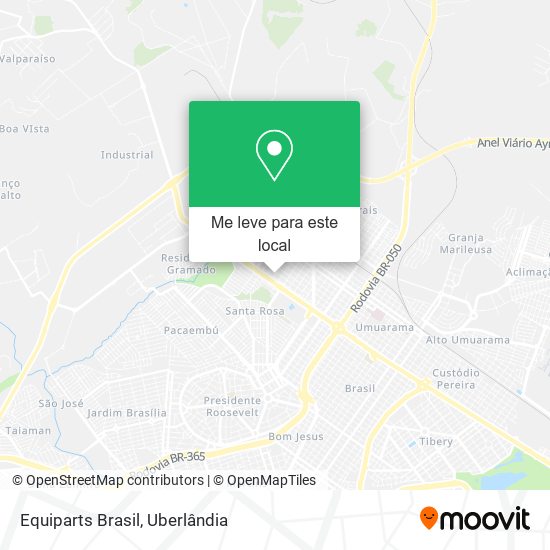 Equiparts Brasil mapa