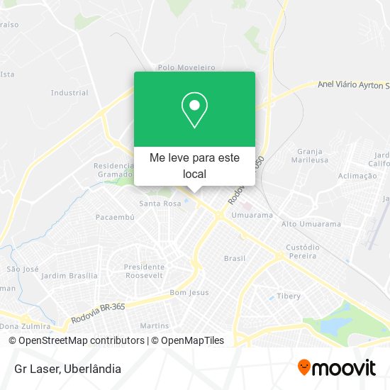 Gr Laser mapa