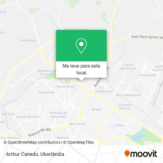 Arthur Canedo mapa