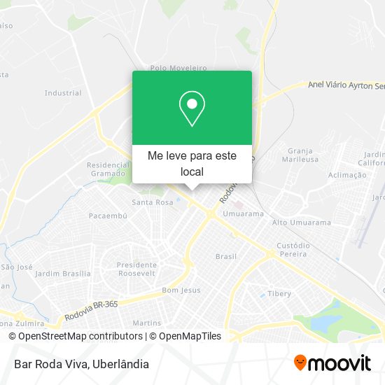 Bar Roda Viva mapa