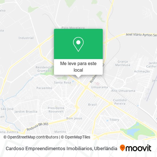 Cardoso Empreendimentos Imobiliarios mapa