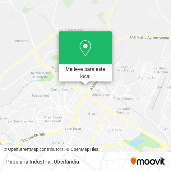 Papelaria Industrial mapa