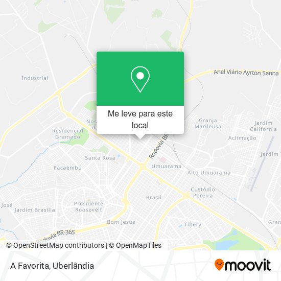 A Favorita mapa