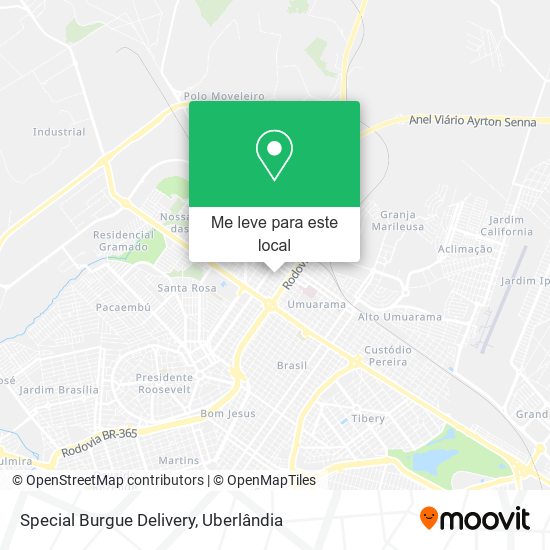 Special Burgue Delivery mapa