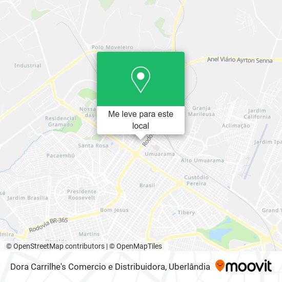 Dora Carrilhe's Comercio e Distribuidora mapa