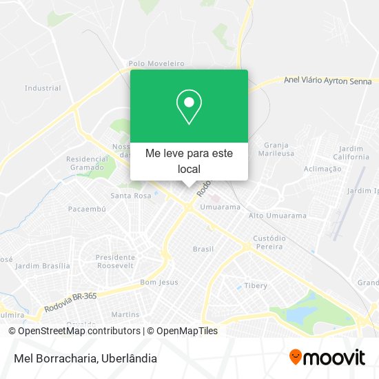 Mel Borracharia mapa