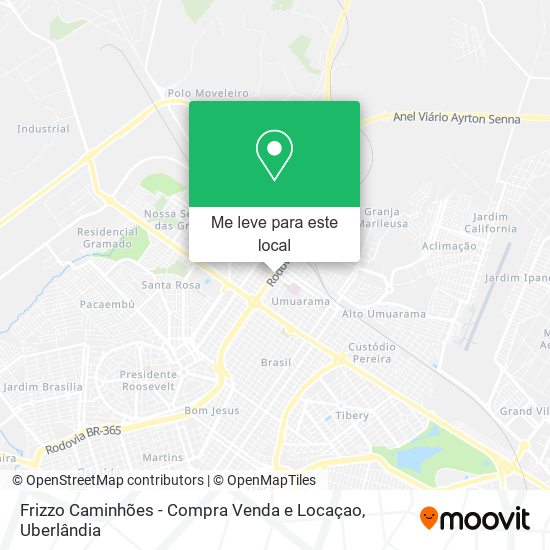 Frizzo Caminhões - Compra Venda e Locaçao mapa