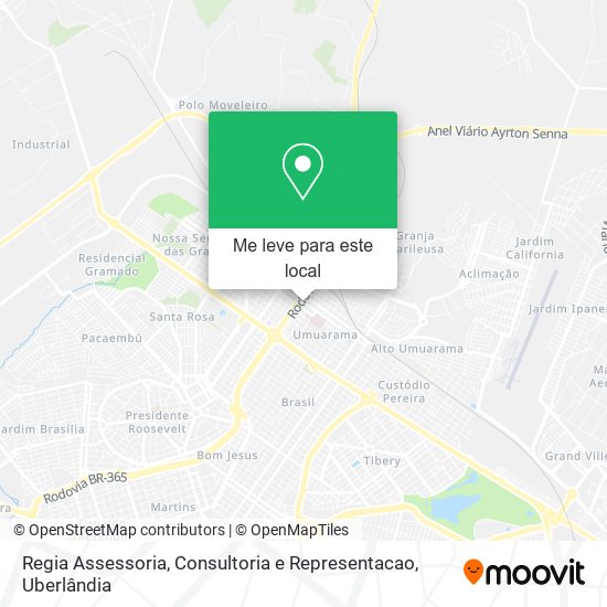Regia Assessoria, Consultoria e Representacao mapa