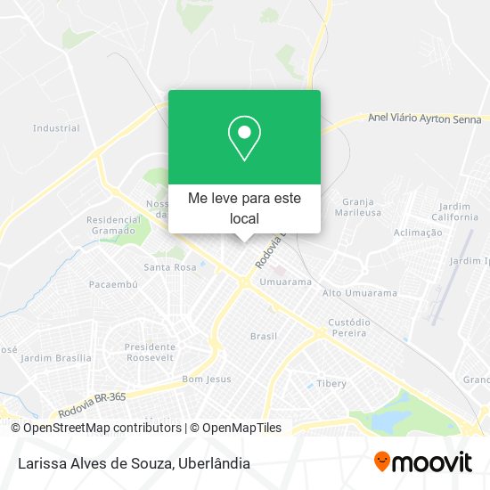 Larissa Alves de Souza mapa