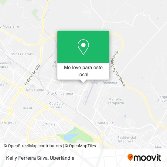 Kelly Ferreira Silva mapa