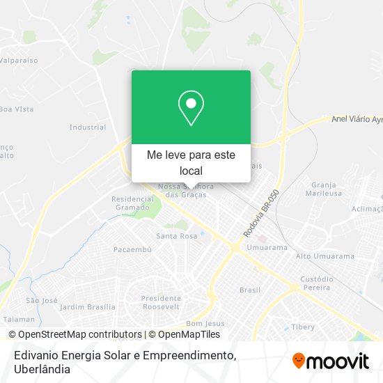 Edivanio Energia Solar e Empreendimento mapa