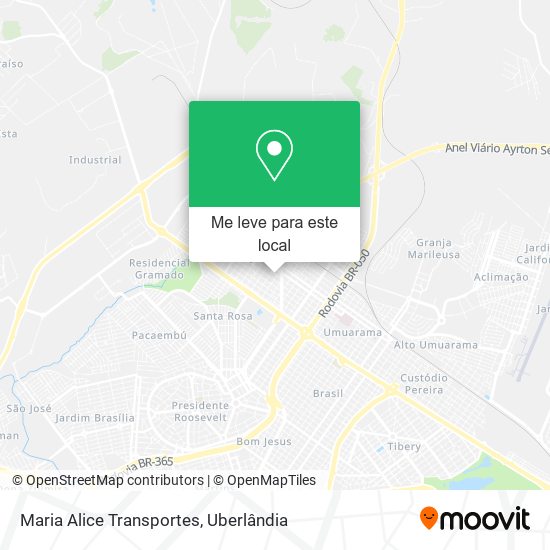 Maria Alice Transportes mapa