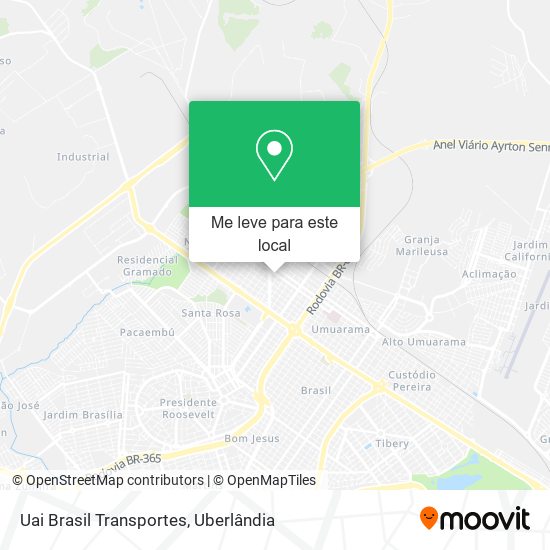 Uai Brasil Transportes mapa
