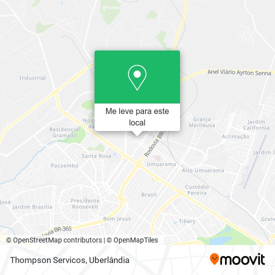 Thompson Servicos mapa
