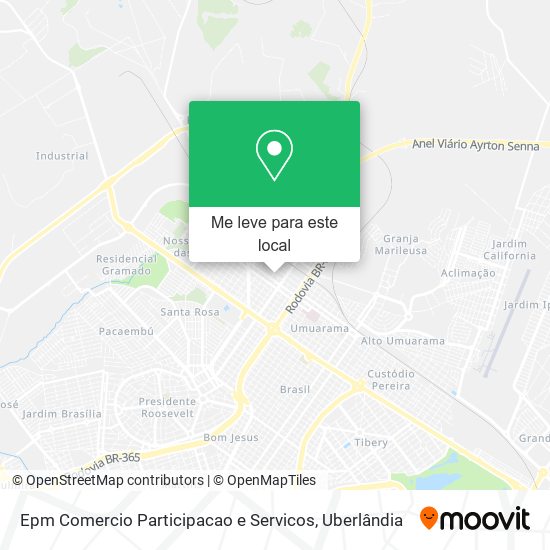 Epm Comercio Participacao e Servicos mapa