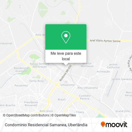 Condominio Residencial Samanea mapa