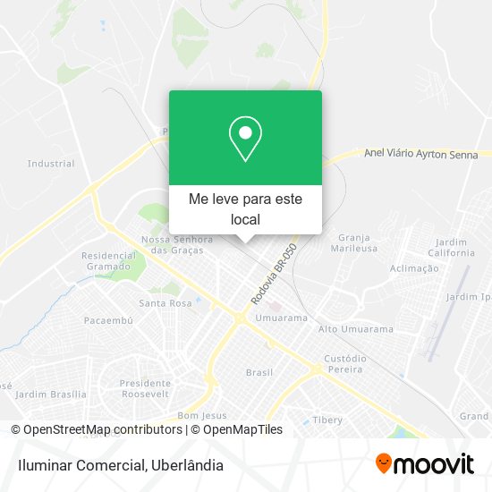 Iluminar Comercial mapa