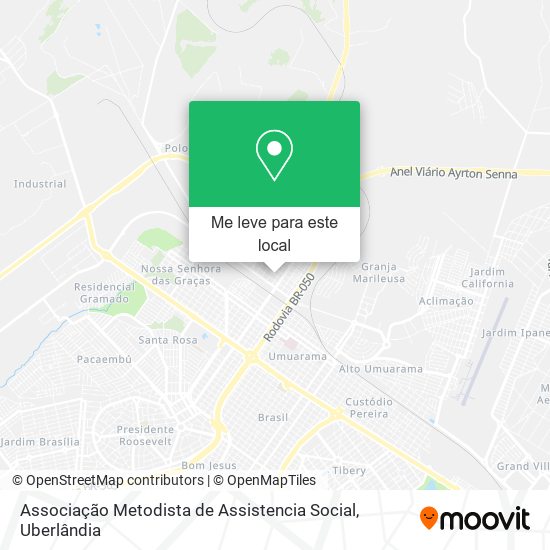 Associação Metodista de Assistencia Social mapa