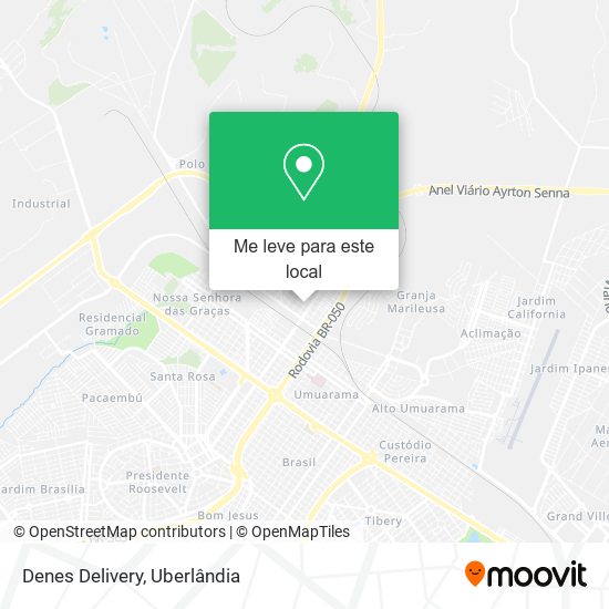 Denes Delivery mapa