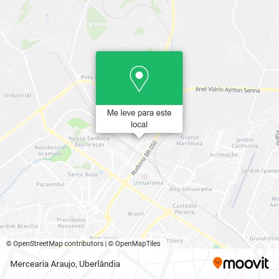 Mercearia Araujo mapa