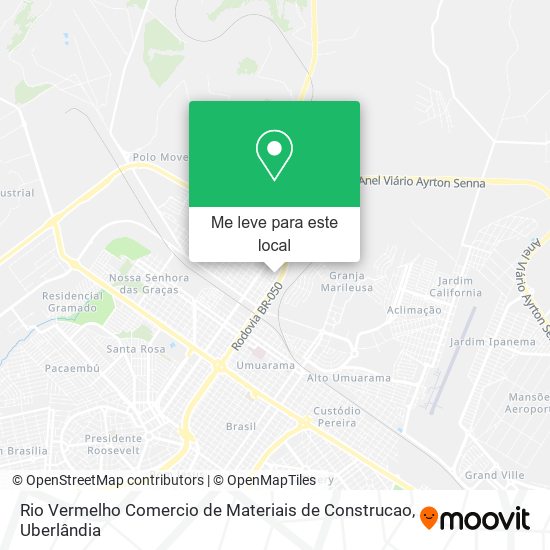 Rio Vermelho Comercio de Materiais de Construcao mapa