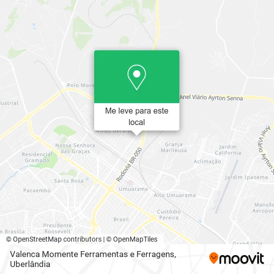 Valenca Momente Ferramentas e Ferragens mapa