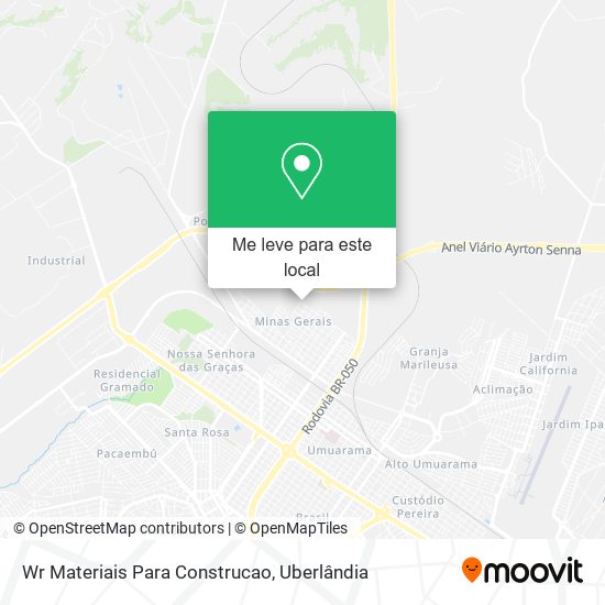 Wr Materiais Para Construcao mapa