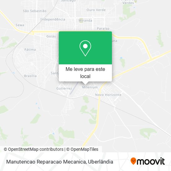 Manutencao Reparacao Mecanica mapa