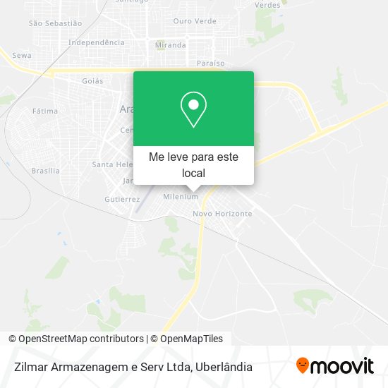 Zilmar Armazenagem e Serv Ltda mapa