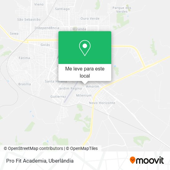 Pro Fit Academia mapa