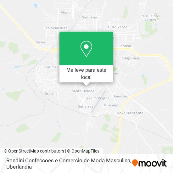 Rondini Confeccoes e Comercio de Moda Masculina mapa
