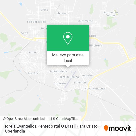 Igreja Evangelica Pentecostal O Brasil Para Cristo mapa