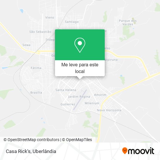 Casa Rick's mapa