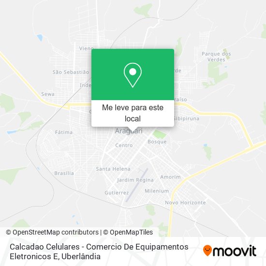 Calcadao Celulares - Comercio De Equipamentos Eletronicos E mapa