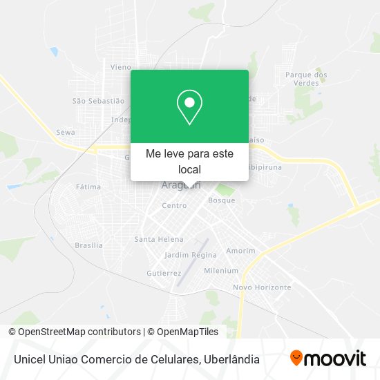 Unicel Uniao Comercio de Celulares mapa