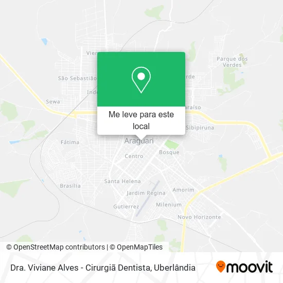 Dra. Viviane Alves - Cirurgiã Dentista mapa