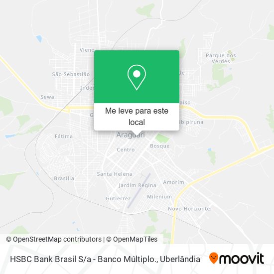 HSBC Bank Brasil S / a - Banco Múltiplo. mapa