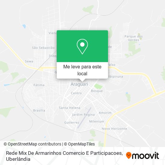 Rede Mix De Armarinhos Comercio E Participacoes mapa
