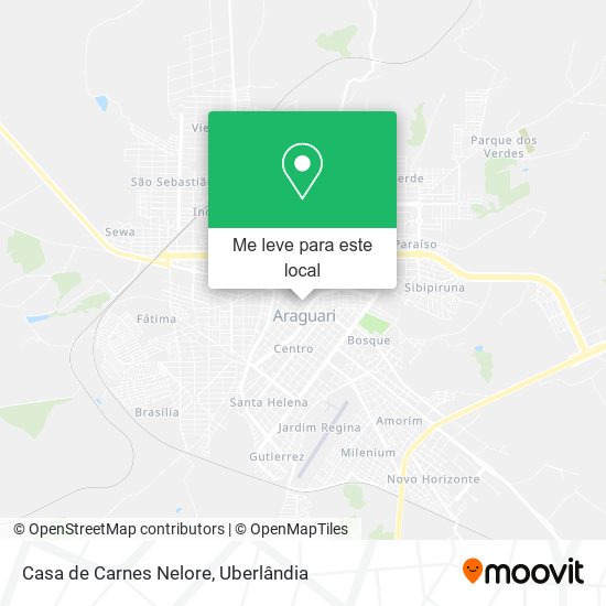 Casa de Carnes Nelore mapa