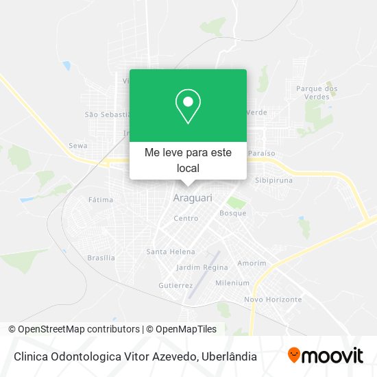 Clinica Odontologica Vitor Azevedo mapa