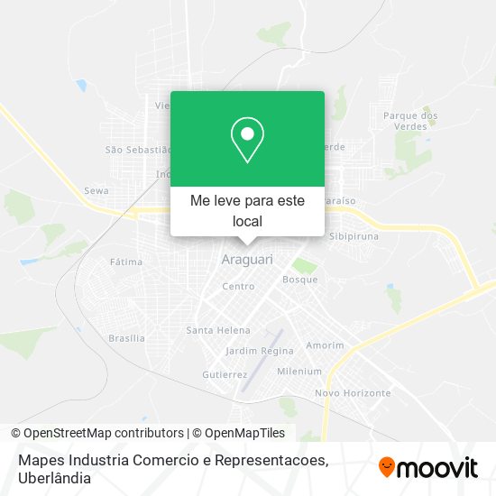 Mapes Industria Comercio e Representacoes mapa