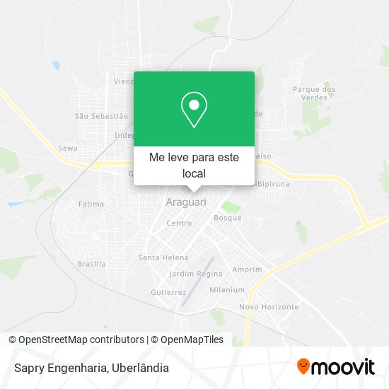 Sapry Engenharia mapa