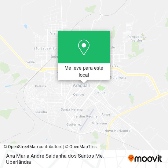Ana Maria André Saldanha dos Santos Me mapa